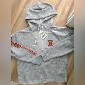 NWT Victoria’s Secret University of Illinois Collegiate Cut Out Hoodie